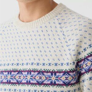 J.Crew Fair Isle Donegal Sweater EUC